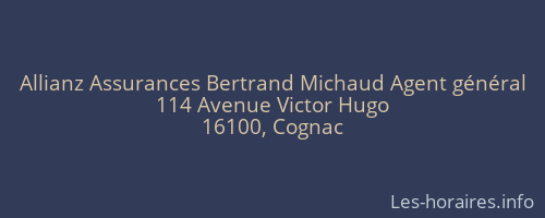 Allianz Assurances Bertrand Michaud Agent général