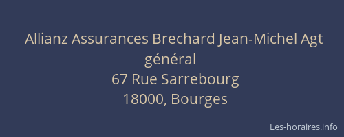 Allianz Assurances Brechard Jean-Michel Agt général