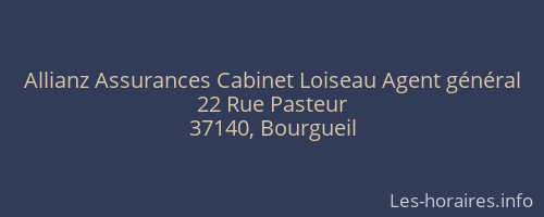 Allianz Assurances Cabinet Loiseau Agent général