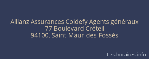 Allianz Assurances Coldefy Agents généraux