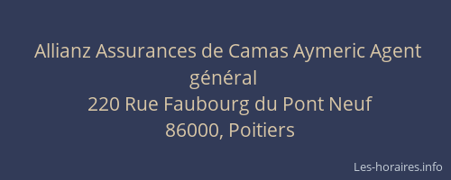 Allianz Assurances de Camas Aymeric Agent général