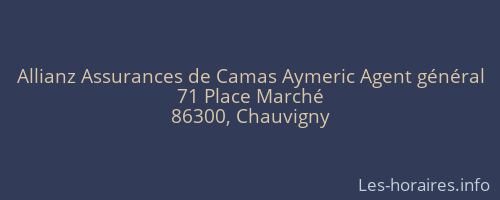 Allianz Assurances de Camas Aymeric Agent général
