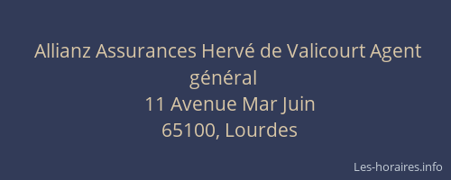 Allianz Assurances Herv&eacute; de Valicourt Agent g&eacute;n&eacute;ral