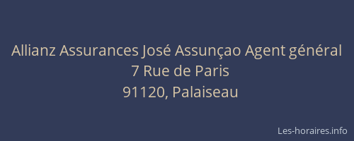 Allianz Assurances José Assunçao Agent général