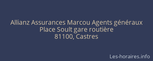 Allianz Assurances Marcou Agents généraux