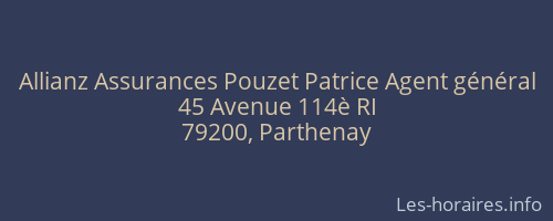 Allianz Assurances Pouzet Patrice Agent général