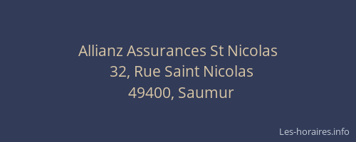Allianz Assurances St Nicolas
