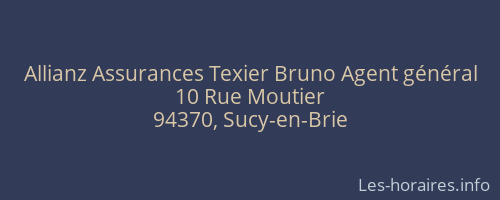Allianz Assurances Texier Bruno Agent général