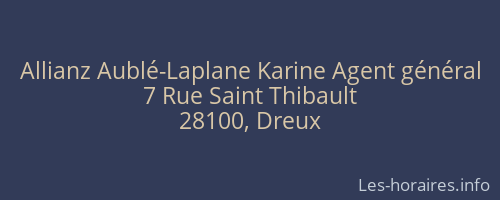 Allianz Aublé-Laplane Karine Agent général