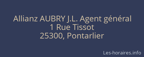 Allianz AUBRY J.L. Agent général