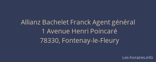 Allianz Bachelet Franck Agent général