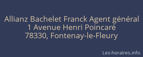 Allianz Bachelet Franck Agent général