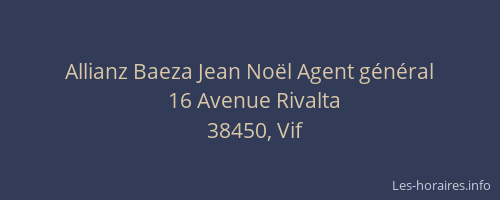 Allianz Baeza Jean Noël Agent général