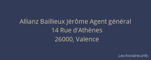 Allianz Baillieux Jérôme Agent général