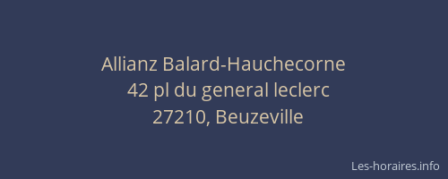 Allianz Balard-Hauchecorne