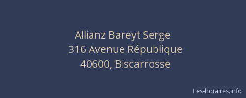 Allianz Bareyt Serge