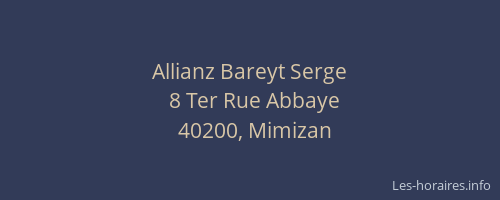 Allianz Bareyt Serge