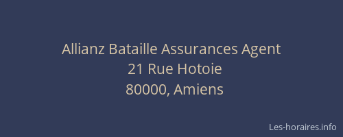 Allianz Bataille Assurances Agent
