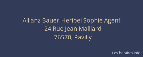 Allianz Bauer-Heribel Sophie Agent