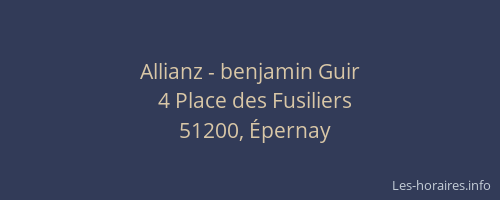 Allianz - benjamin Guir