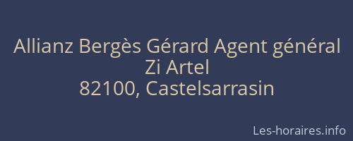 Allianz Bergès Gérard Agent général