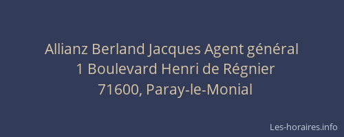 Allianz Berland Jacques Agent général