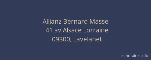 Allianz Bernard Masse