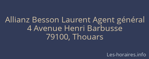 Allianz Besson Laurent Agent général