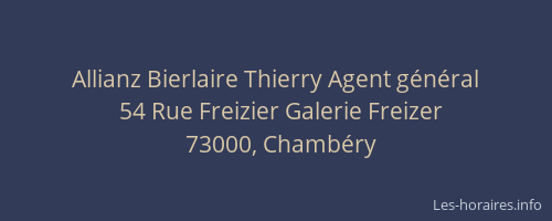 Allianz Bierlaire Thierry Agent général