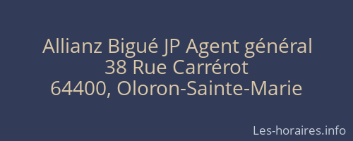 Allianz Bigué JP Agent général