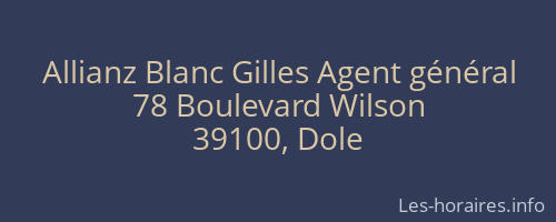 Allianz Blanc Gilles Agent général
