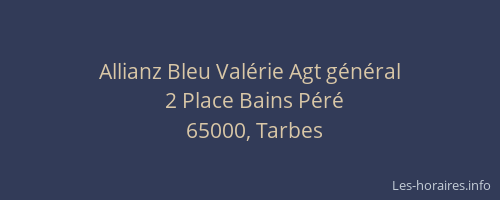 Allianz Bleu Valérie Agt général