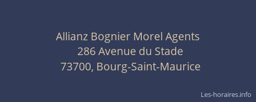 Allianz Bognier Morel Agents