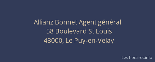 Allianz Bonnet Agent général