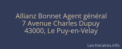 Allianz Bonnet Agent général