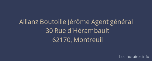 Allianz Boutoille Jérôme Agent général