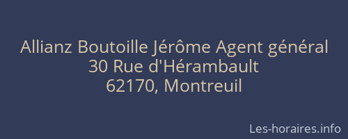 Allianz Boutoille Jérôme Agent général