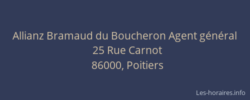 Allianz Bramaud du Boucheron Agent général