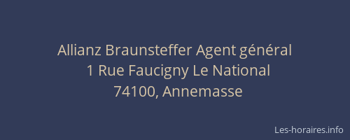 Allianz Braunsteffer Agent général