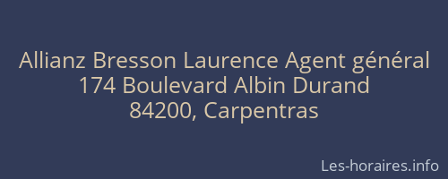 Allianz Bresson Laurence Agent général