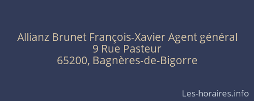 Allianz Brunet François-Xavier Agent général