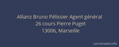 Allianz Bruno Pélissier Agent général