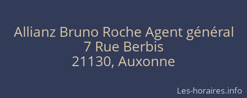 Allianz Bruno Roche Agent général