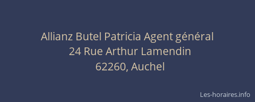 Allianz Butel Patricia Agent g&eacute;n&eacute;ral