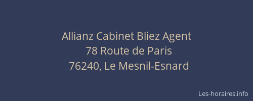 Allianz Cabinet Bliez Agent