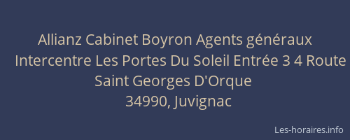 Allianz Cabinet Boyron Agents généraux