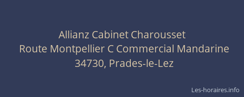Allianz Cabinet Charousset
