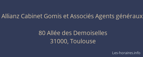 Allianz Cabinet Gomis et Associés Agents généraux