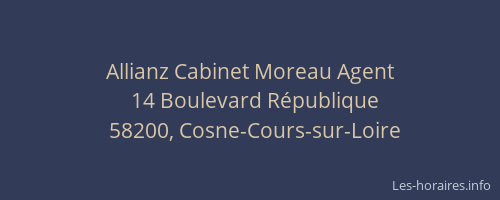 Allianz Cabinet Moreau Agent