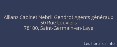 Allianz Cabinet Nebril-Gendrot Agents généraux